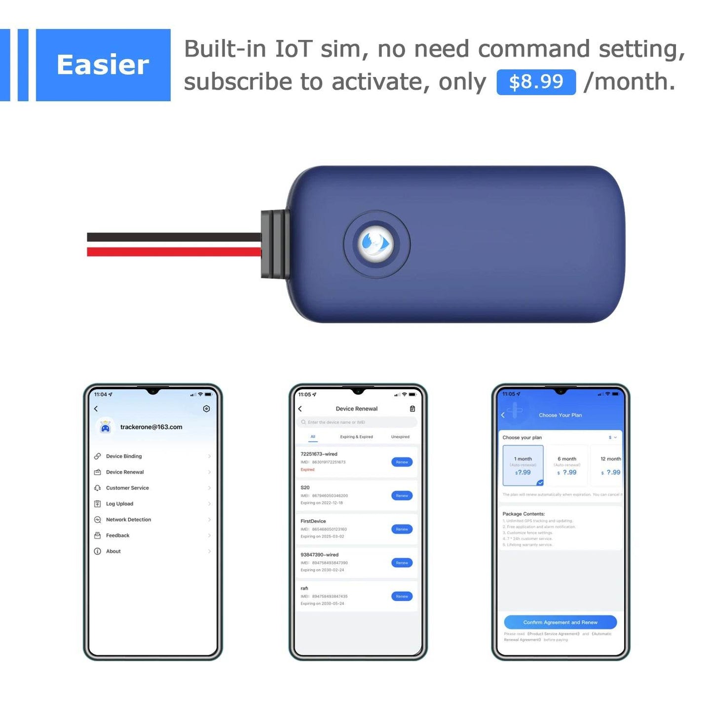 Localizator GPS impermeabil pentru autoturisme, motociclete și camioane - Venduqo