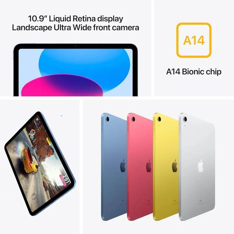 Apple iPad 10th Generation 2022 - 10.9'' Liquid Retina, 64GB, Wi-Fi 6 - Venduqo