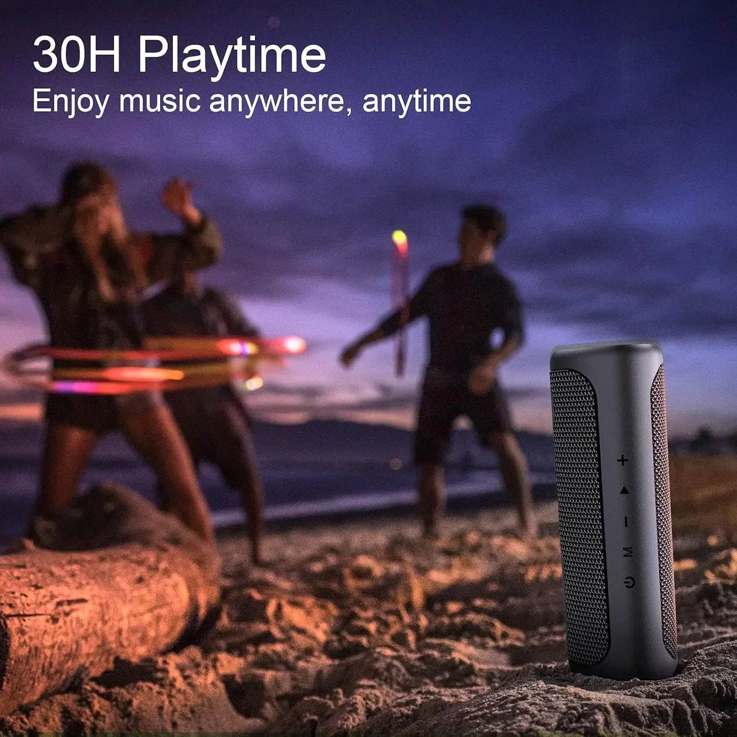 Difuzor Bluetooth Ortizan M7 - Bas Puternic, IPX7 Waterproof, Lumini RGB - Venduqo