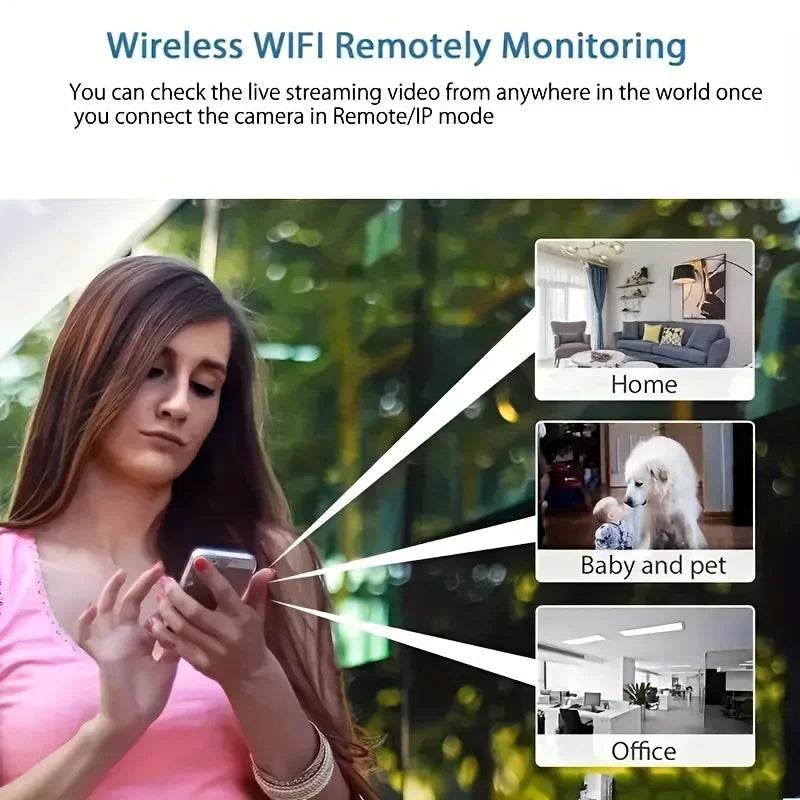 Cameră de Supraveghere Smart WiFi Mini CCTV 1080P - Venduqo