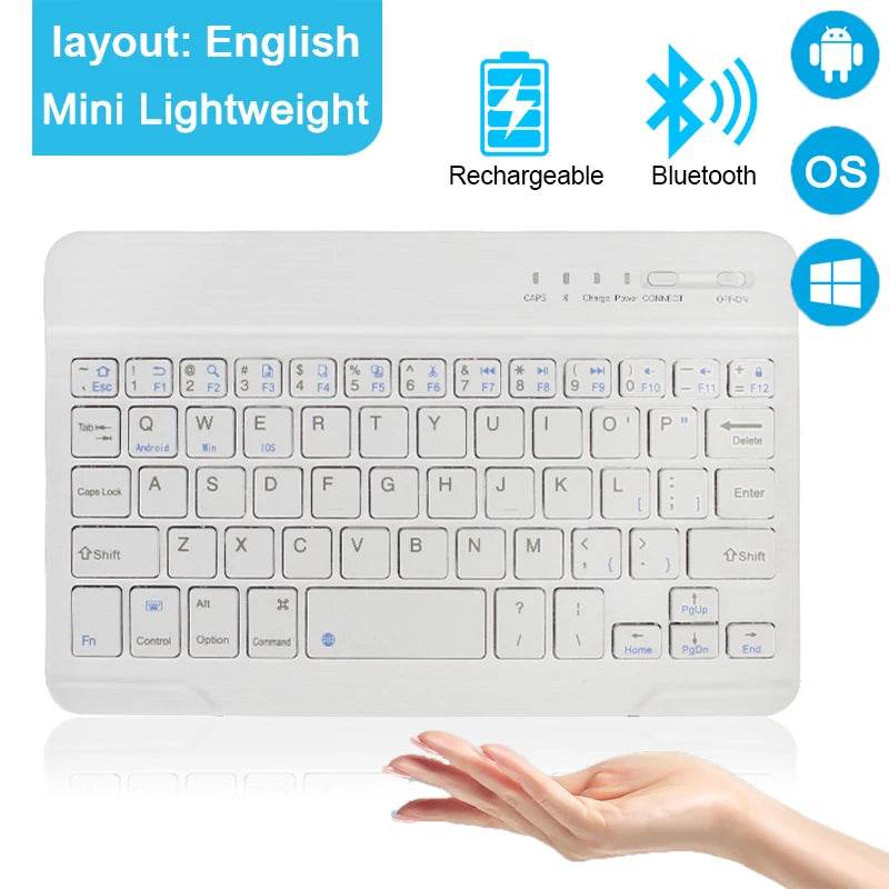 Tastatură Wireless Bluetooth 2.4G cu Mouse Combo pentru MacBook/iPad - Venduqo