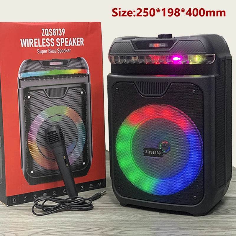 Boxa Bluetooth 40W Portabila cu Subwoofer Wireless - Venduqo