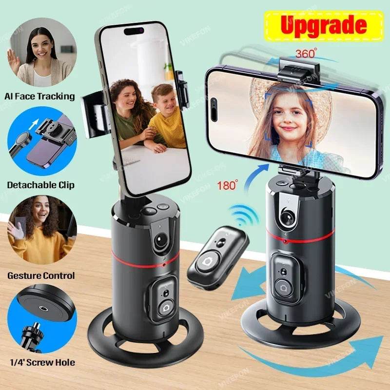 Suport Telefon cu Urmărire Automată și Rotire 360° - Venduqo