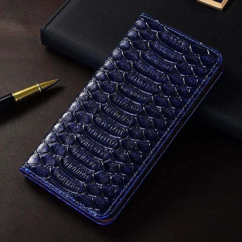 Husă Flip pentru Xiaomi POCO X7/X7 Pro 5G din Piele Naturală - Venduqo