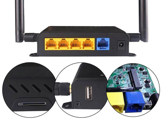 Router Wireless KuWFi 300Mbps 2.4GHz cu Antene Externe - Venduqo