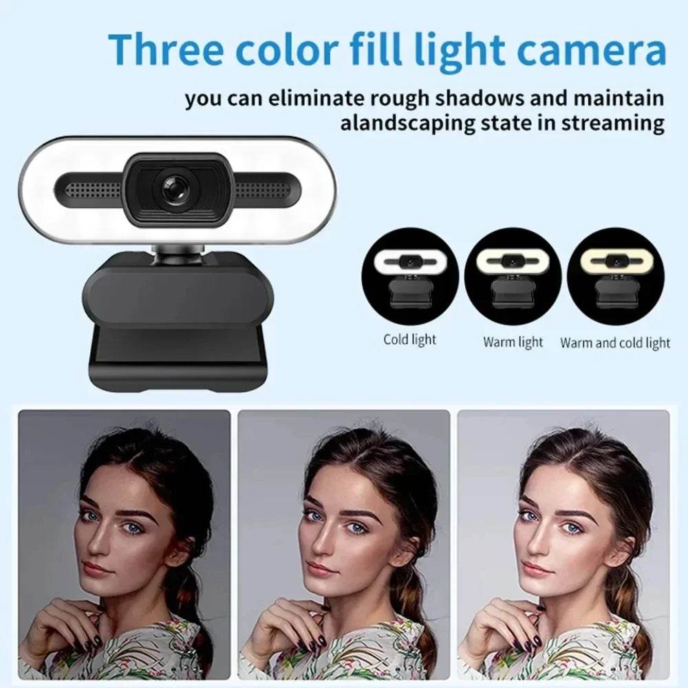 Webcam 4K Full HD cu Autofocus pentru PC și Laptop - Venduqo