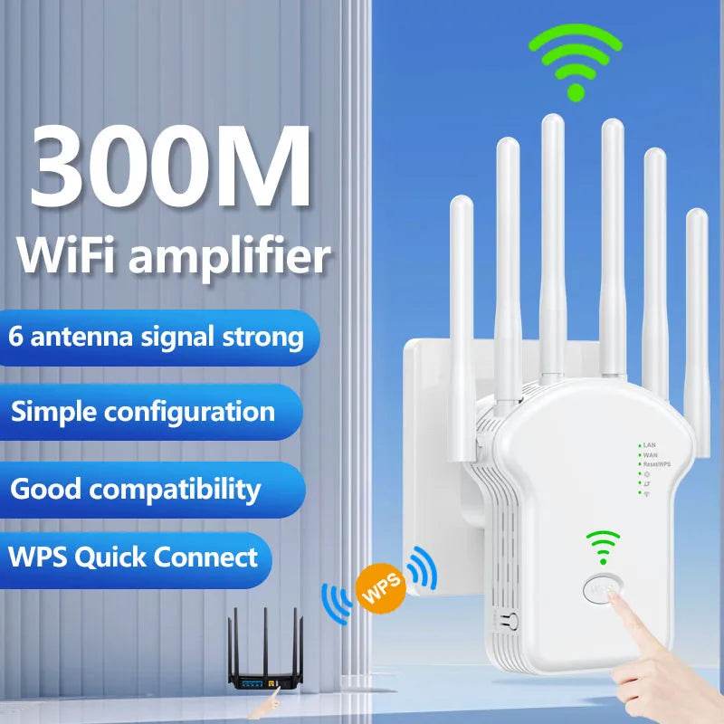 Repetitor WiFi 1200Mbps Dual Band Amplificator Semnal - Venduqo