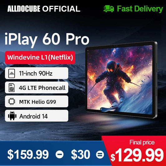 Alldocube iPlay60 PRO Tablet - 11" 90Hz Display, MTK G99