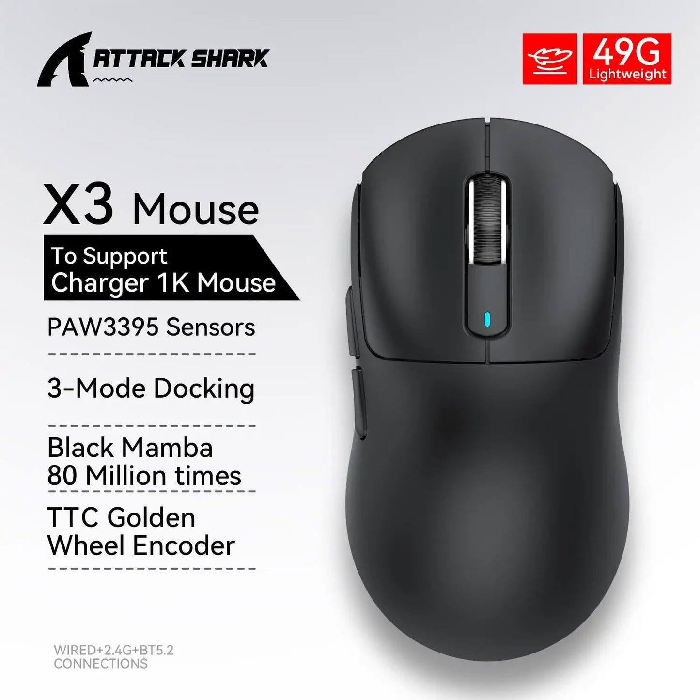 Attack Shark X85 Wireless Mechanical RGB Keyboard