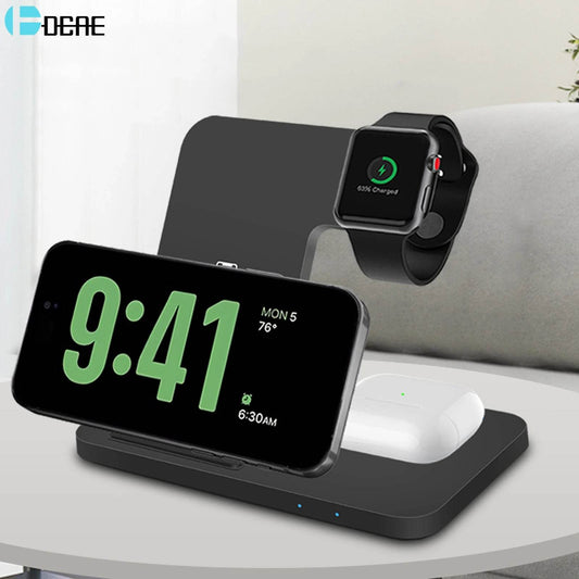 DCAE 15W 3-in-1 Fast Wireless Charger for Apple Devices