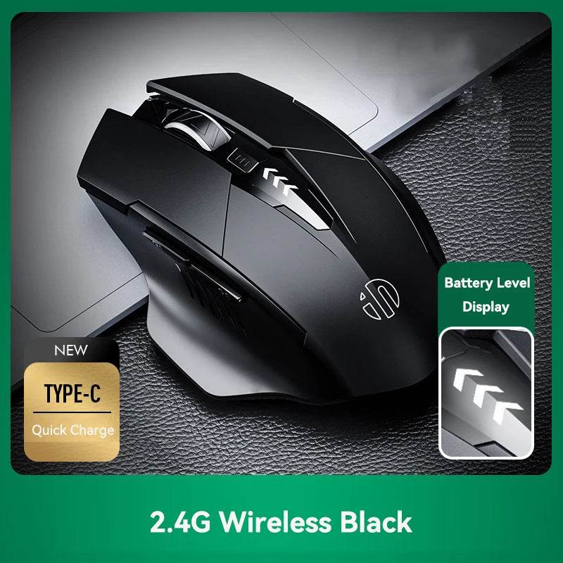 Mouse Wireless Reîncărcabil Bluetooth 2.4G PM6 - Venduqo