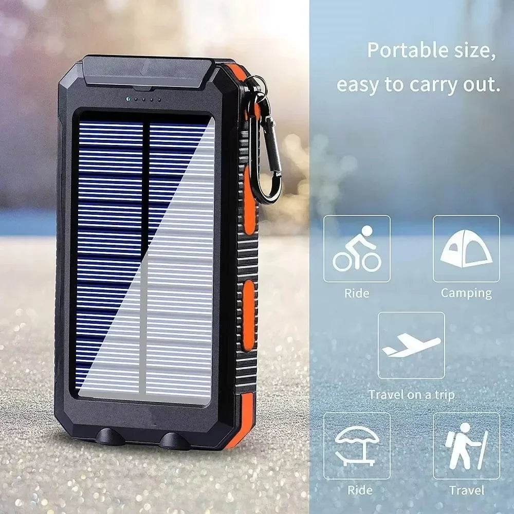 Power Bank Solar Xiaomi 200000mAh cu Lampa LED - Venduqo