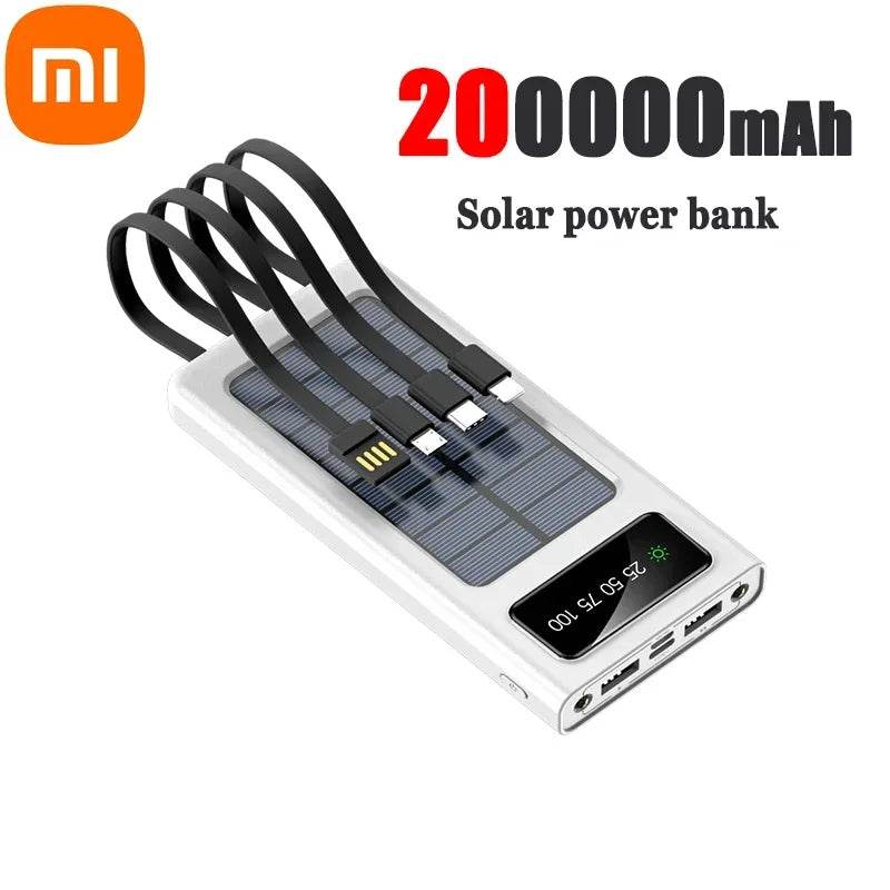 Banca de Putere Solară Xiaomi 200000mAh Ultra Capacitate - Venduqo