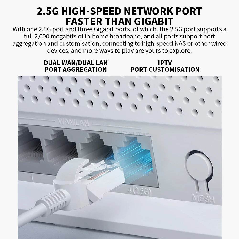 Router Xiaomi BE5000 Wi-Fi 7 Dual-Band 2.5G - Venduqo
