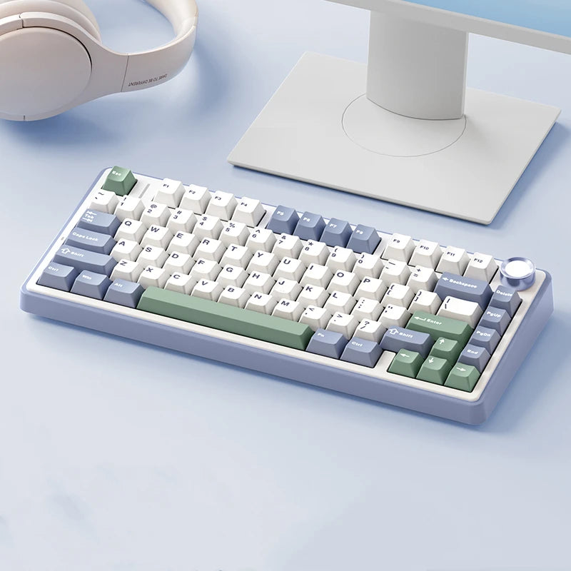 F75 80 Keys Tri-Mode Gaming Keyboard - RGB Hot Swappable