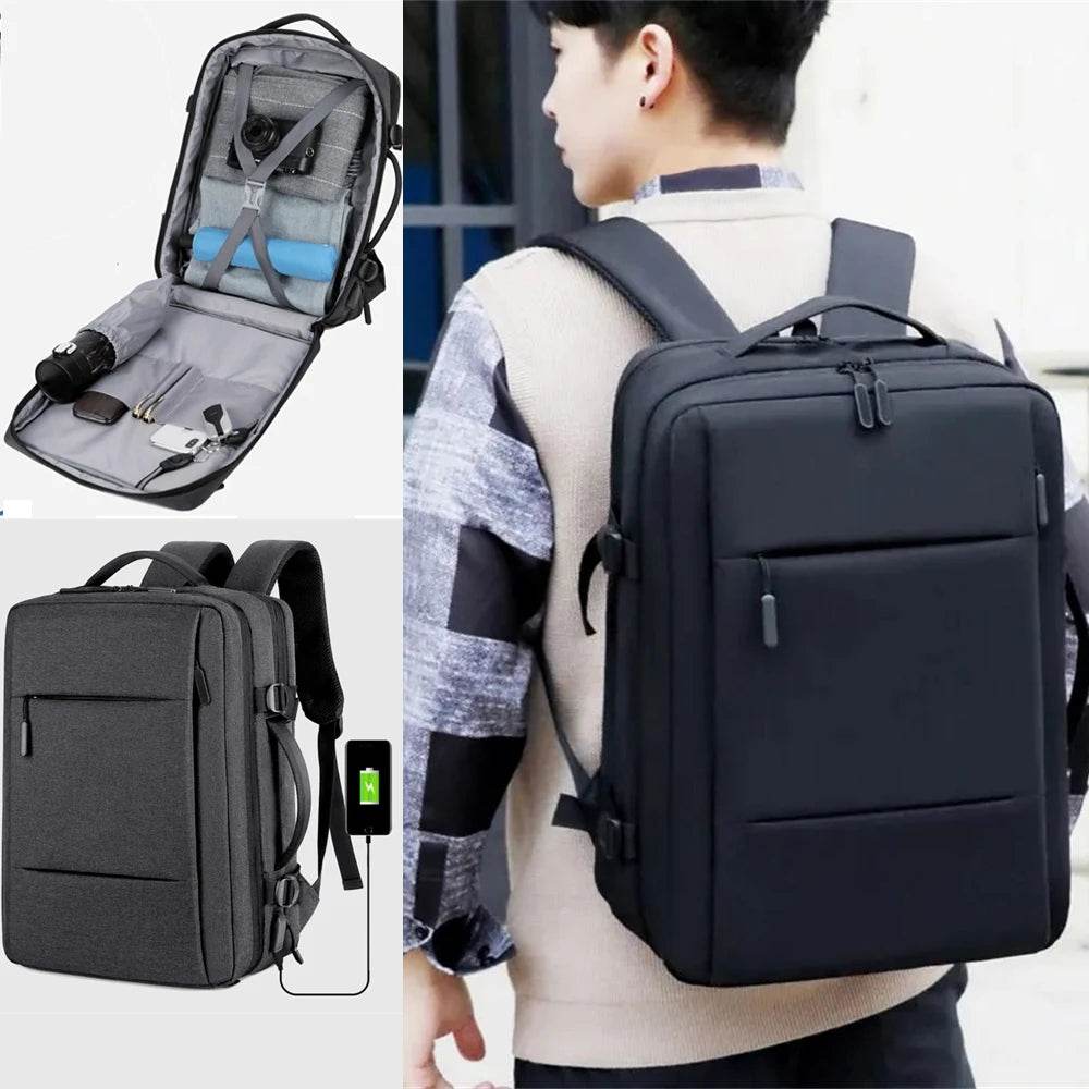 Classic DSLR Backpack for Men - Waterproof Laptop & Camera Bag