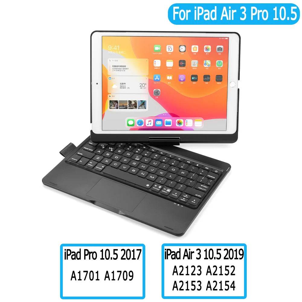 Carcasa cu Tastatură Rotativă pentru iPad 10.2 - 11 - Mini - Venduqo