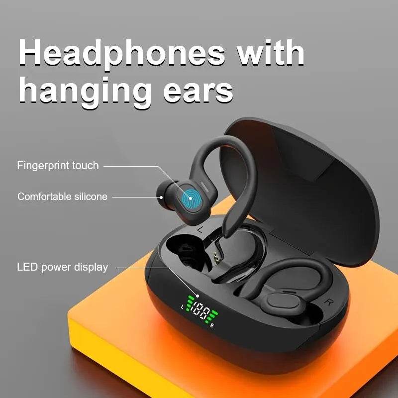Căști Wireless Originale TWS cu Ear Hook și Microfon - Venduqo