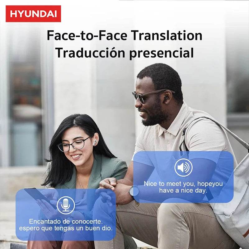 Casti Bluetooth HYUNDAI HY-T02 AI cu traducere - Venduqo