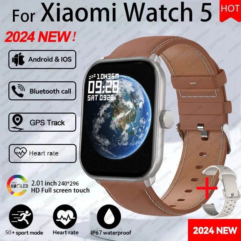 Ceas Smart Xiaomi Watch 5 pentru Bărbați și Femei - AMOLED HD - Venduqo