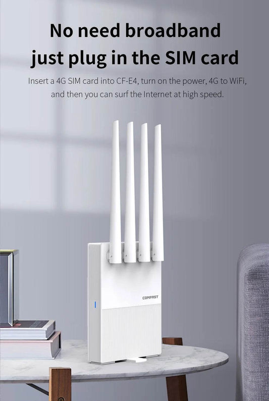 Router 4G LTE CF-E4 Dual Band 750Mbps WiFi Portabil - Venduqo
