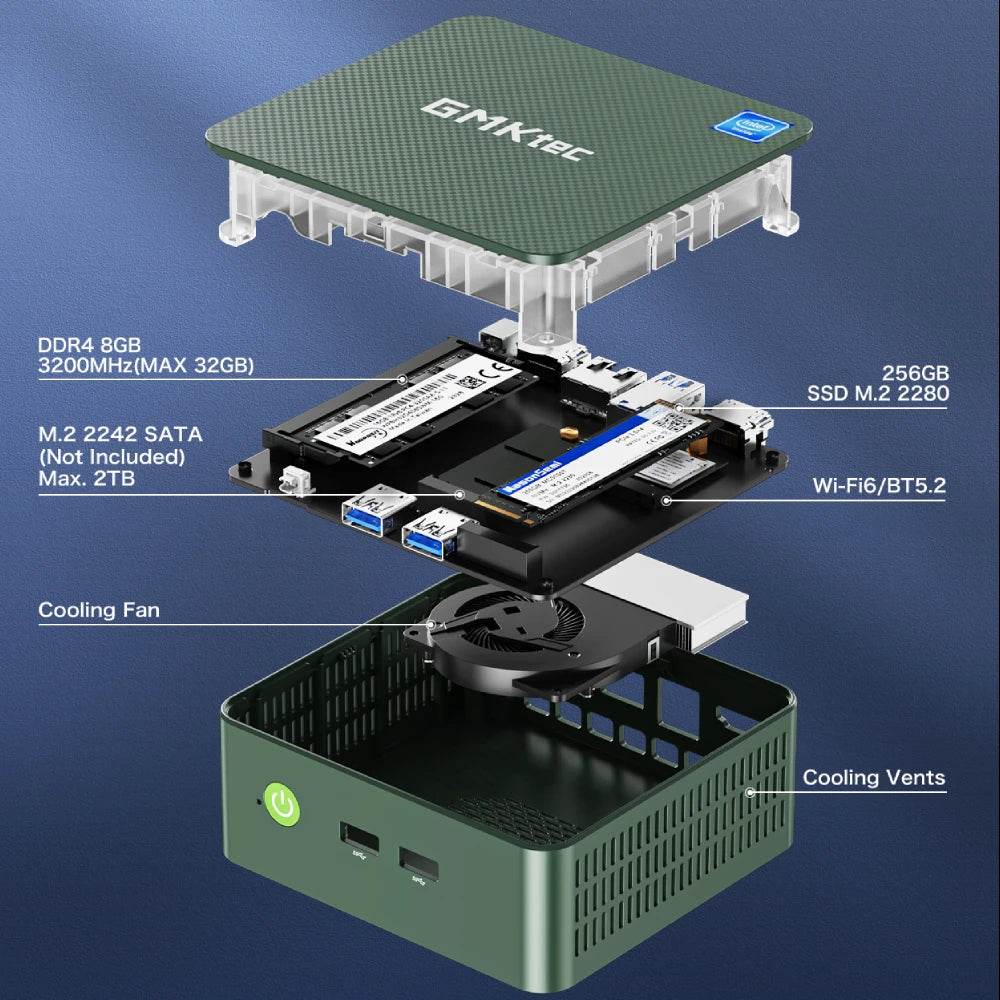 GMKtec G3 Mini PC Intel Alder Lake N100 Windows 11 Pro - Venduqo