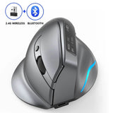 ZELOTES F-26C Vertical Ergonomic Wireless Mouse 3200DPI