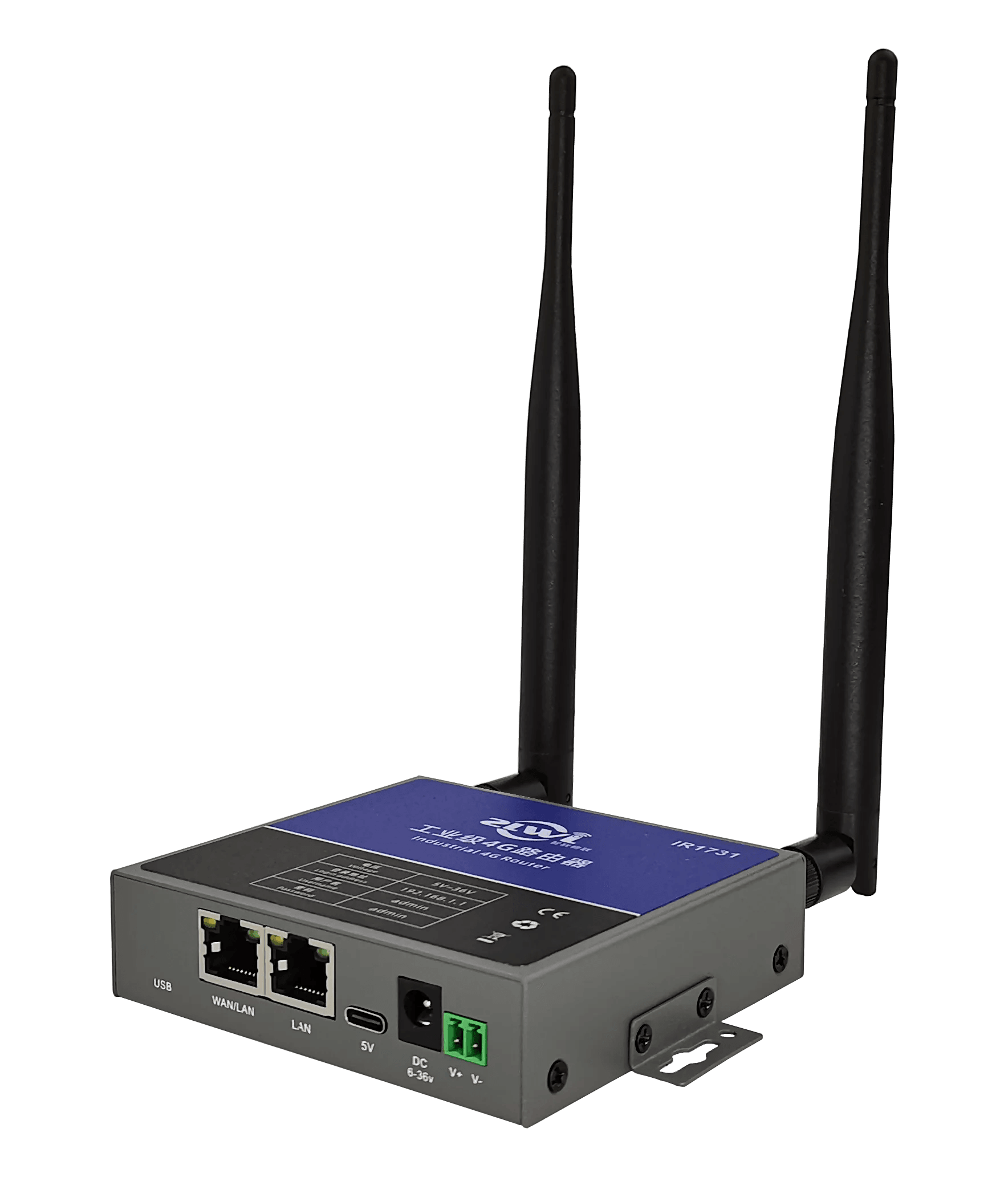 Router Wireless Industrial LTE 4G Chilink IOT IR1000 - Venduqo