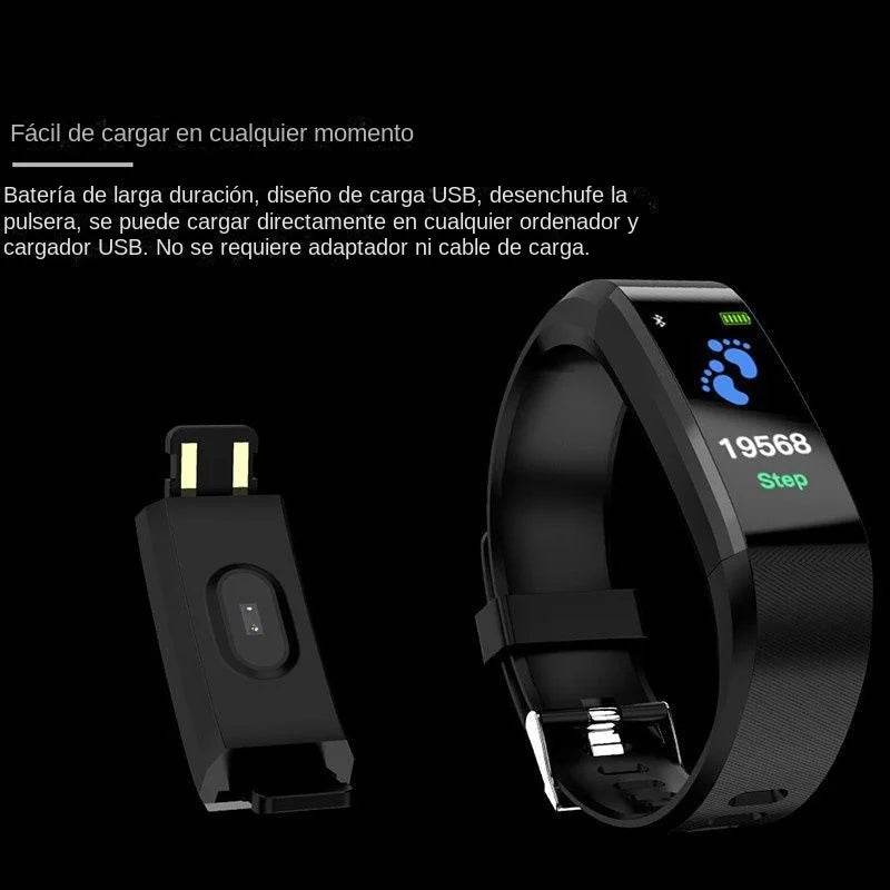 Ceas Fitness 115Plus Waterproof cu Monitorizare Heart Rate - Venduqo