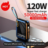 Mini Power Bank 50000mAh PD120W - Fast Charging Portable