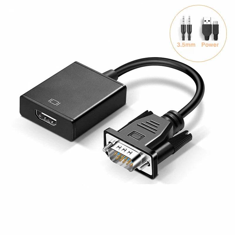 Converter VGA la HDMI 1080P pentru Laptop și Monitor - Venduqo