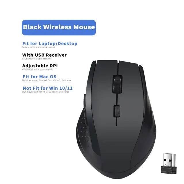 Mouse Wireless 2.4Ghz pentru Gaming PC - Venduqo