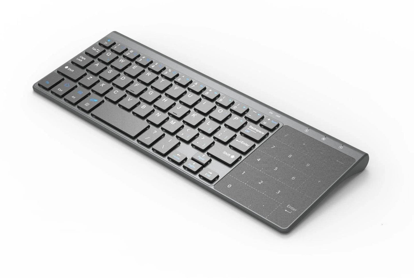Tastatură Wireless Slim 2.4G cu Touchpad și Numere USB - Venduqo