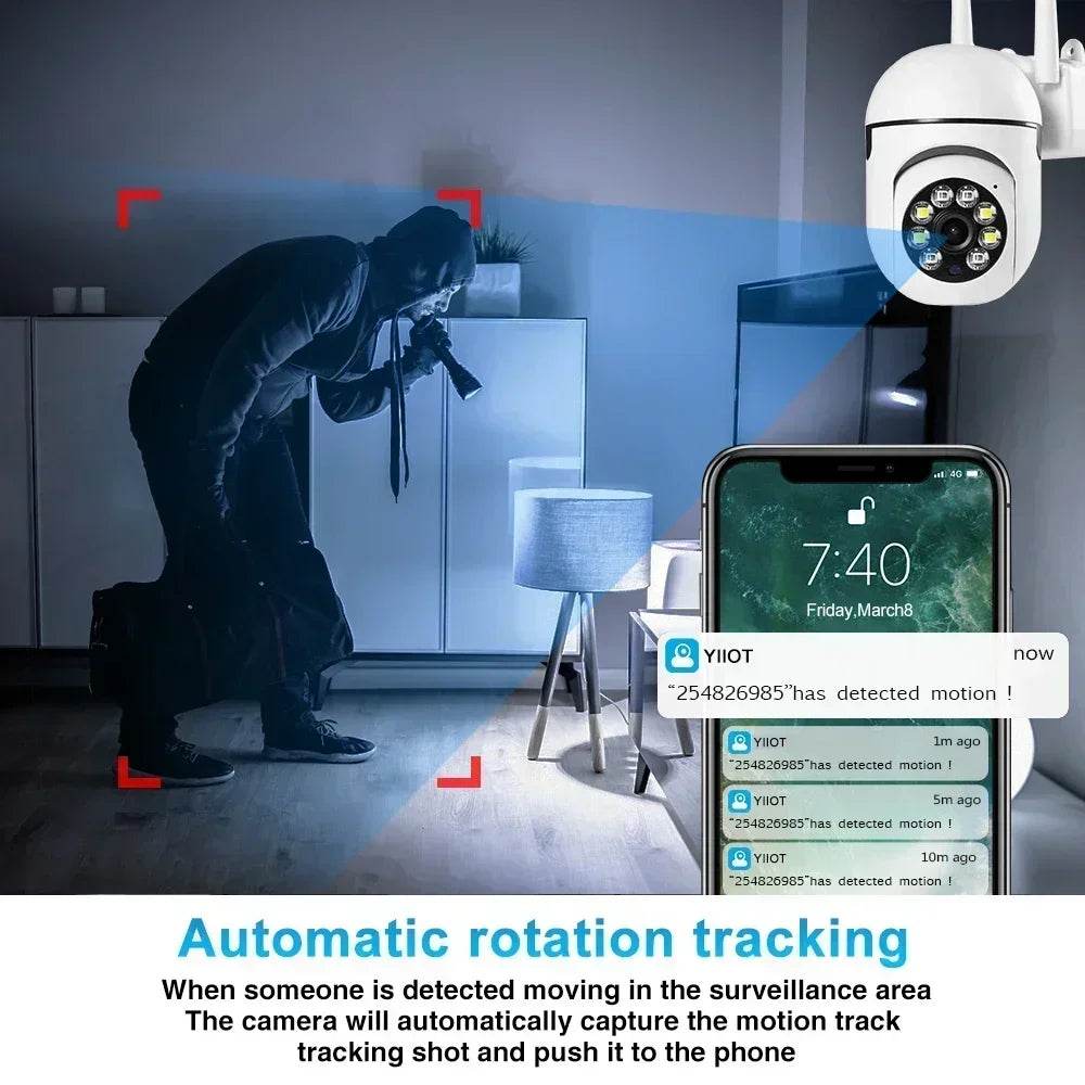 Cameră de Supraveghere WiFi 1080P V360-QN-A2 cu Zoom 4X - Venduqo