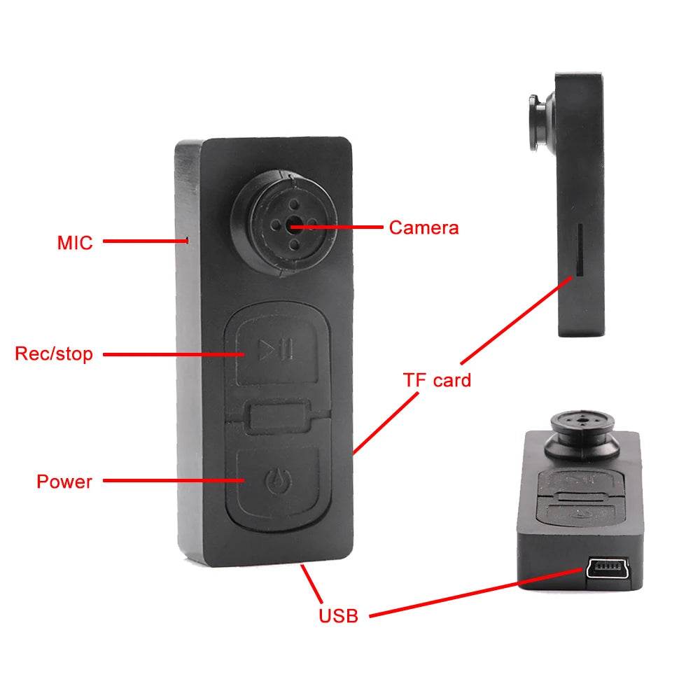 CUGUU Mini Camera HD Wireless - Recorder Video Compact - Venduqo