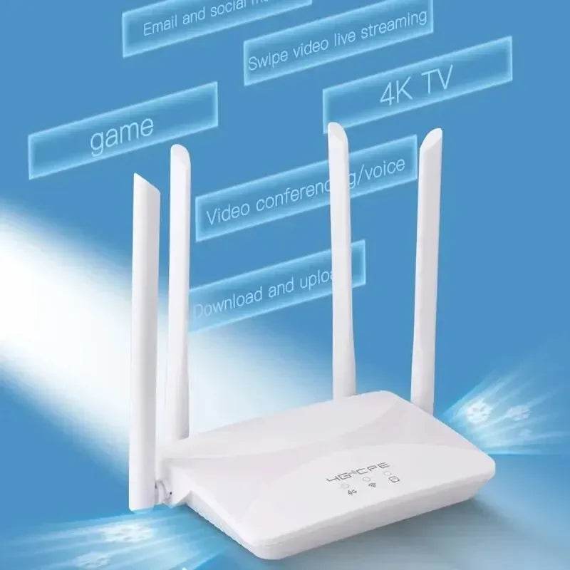 Router WiFi 4G LTE Extender Repeater 150Mbps - Venduqo
