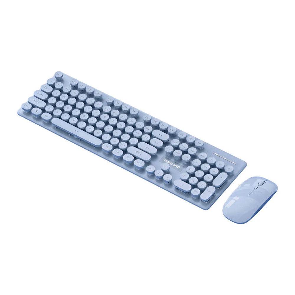 Set Tastatură și Mouse Wireless Reîncărcabil Ergonomic - Venduqo
