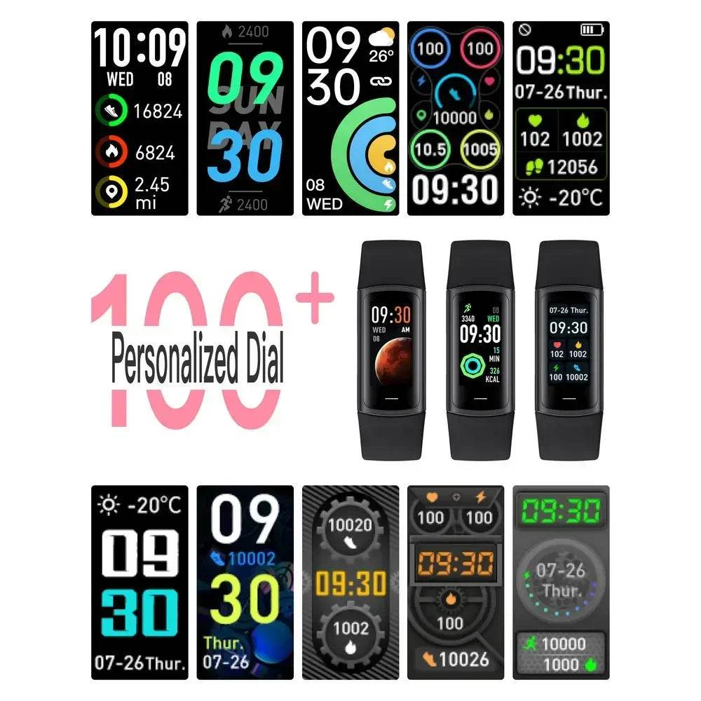 Brățară Fitness Waterproof pentru Înot cu Monitorizare a Temperaturii Corpului - Venduqo