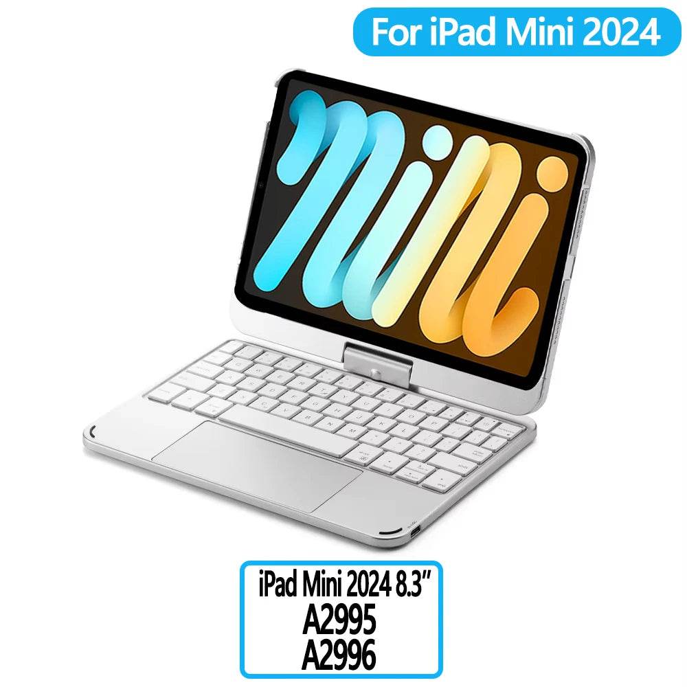 Carcasa cu Tastatură Rotativă pentru iPad 10.2 - 11 - Mini - Venduqo