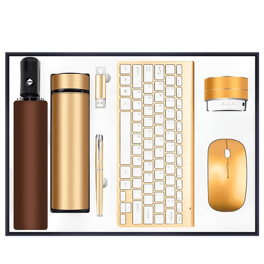 Wireless Mouse and Keyboard Set with Accessories