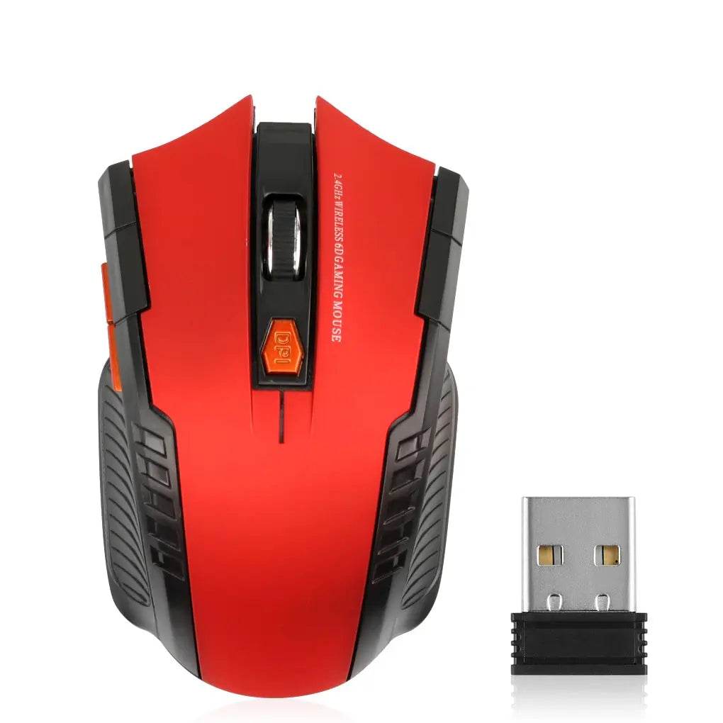 Mouse Wireless 2.4G 1600DPI pentru Gaming cu 6 Butoane - Venduqo