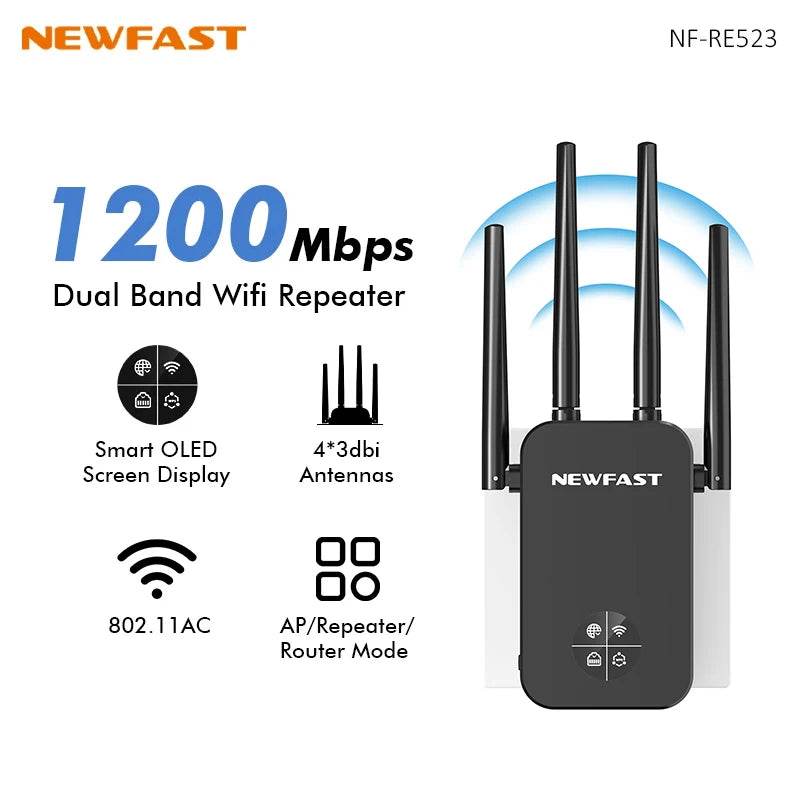 Repetitor WiFi 300-1500Mbps Extender Long Range CF-XR181 - Venduqo