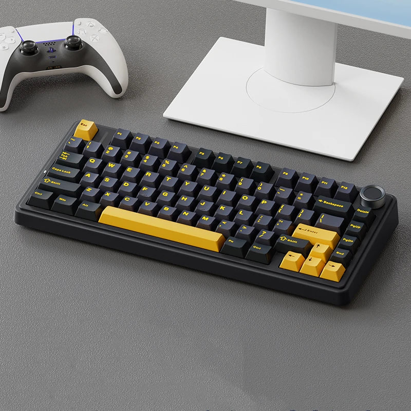 F75 80 Keys Tri-Mode Gaming Keyboard - RGB Hot Swappable