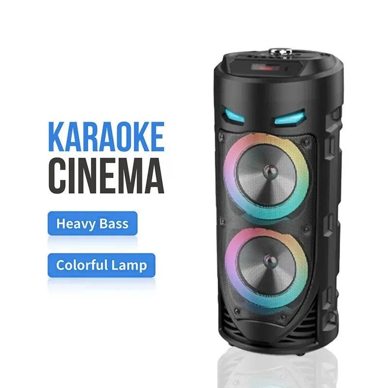 Boxa Portabila Bluetooth 30W cu Subwoofer si Microfon - Venduqo