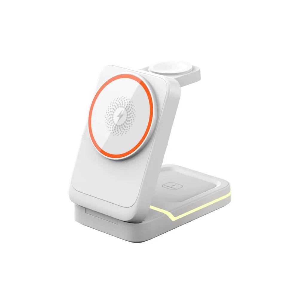 Stație de Încărcare Wireless Magnetică 3 în 1 pentru iPhone, Apple Watch și AirPods - Venduqo