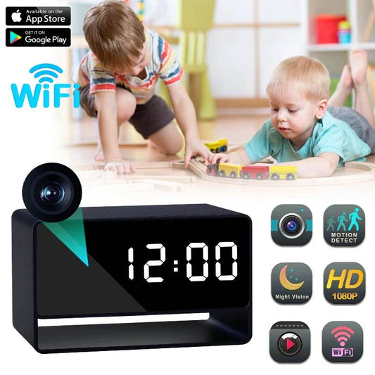 Mini WiFi Alarm Clock Camera 1080P HD - Discreet Security Solution