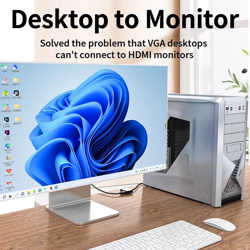 Unnlink HD 1080P VGA la HDMI Converter - Venduqo