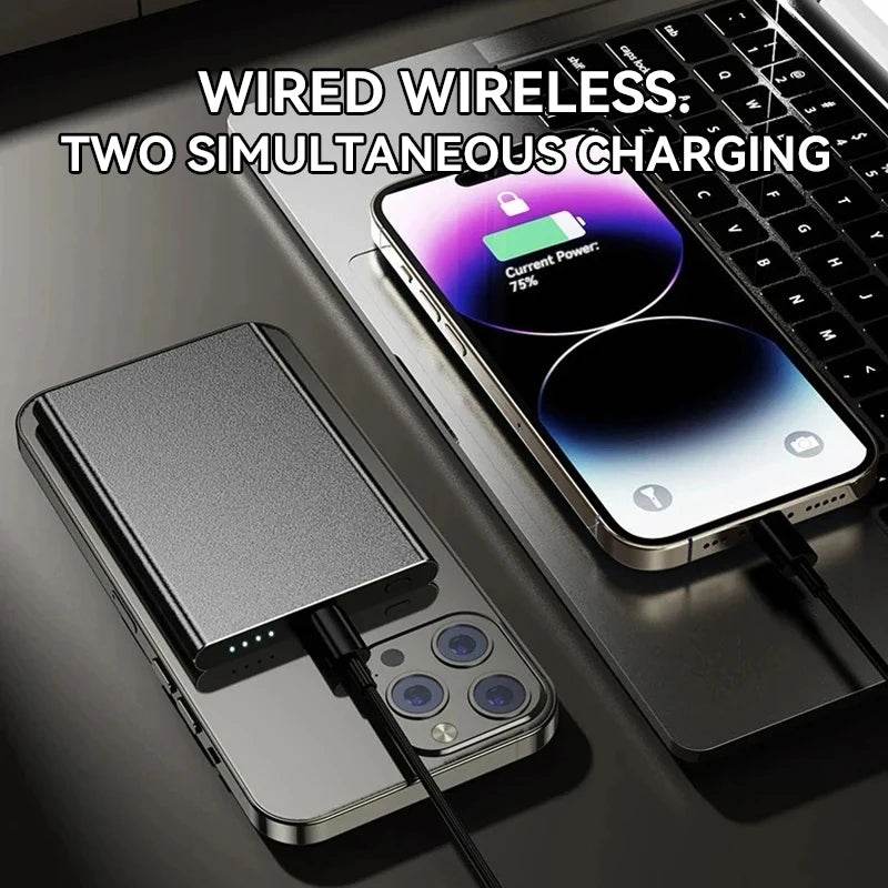 Bancă de alimentare wireless magnetică Xiaomi 50000mAh - Venduqo
