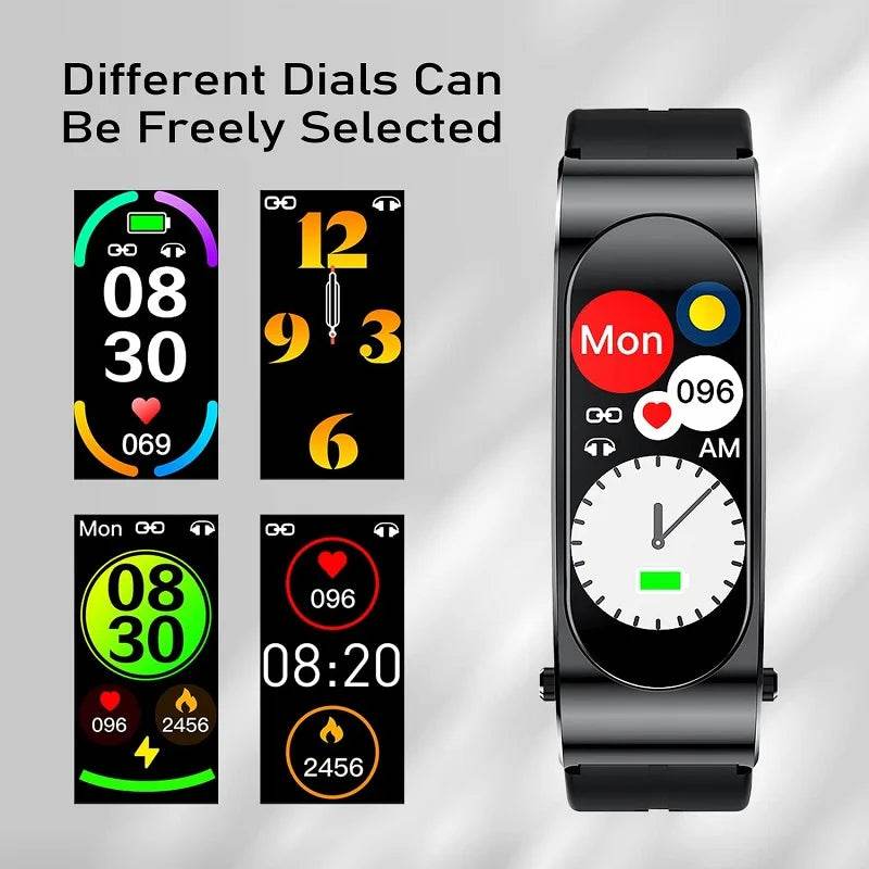 Ceas Smart Fitness cu Căști TWS Bluetooth și Monitor de Sănătate - Venduqo