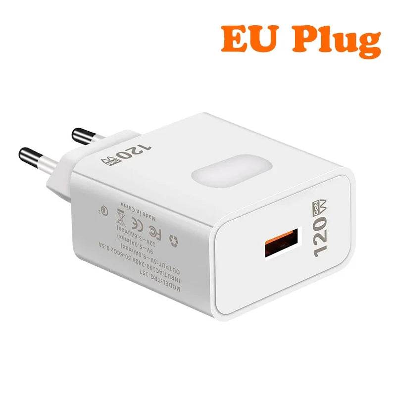 Încărcător rapid 120W GaN USB Quick Charge 3.0 - Venduqo
